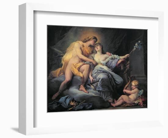 Apollo Caressing the Nymph Leucothea-Antoine Boizot Or Boyzot-Framed Giclee Print