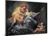 Apollo Caressing the Nymph Leucothea-Antoine Boizot Or Boyzot-Mounted Premium Giclee Print