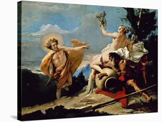 Apollo Chasing Daphne-Giovanni Battista Tiepolo-Stretched Canvas