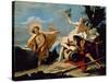 Apollo Chasing Daphne-Giovanni Battista Tiepolo-Stretched Canvas