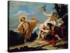 Apollo Chasing Daphne-Giovanni Battista Tiepolo-Stretched Canvas