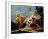 Apollo Chasing Daphne-Giovanni Battista Tiepolo-Framed Giclee Print