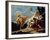 Apollo Chasing Daphne-Giovanni Battista Tiepolo-Framed Giclee Print