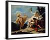 Apollo Chasing Daphne-Giovanni Battista Tiepolo-Framed Giclee Print