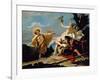 Apollo Chasing Daphne-Giovanni Battista Tiepolo-Framed Giclee Print