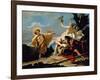 Apollo Chasing Daphne-Giovanni Battista Tiepolo-Framed Giclee Print