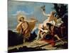 Apollo Chasing Daphne-Giovanni Battista Tiepolo-Mounted Giclee Print