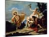 Apollo Chasing Daphne-Giovanni Battista Tiepolo-Mounted Giclee Print