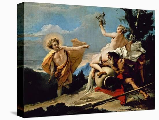 Apollo Chasing Daphne-Giovanni Battista Tiepolo-Stretched Canvas