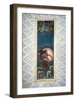 Apollo Driving the Chariot of the Sun, Ceiling Decoration in the Camera Del Sole, 1527-Giulio Romano-Framed Giclee Print