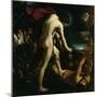 Apollo Flaying Marsyas, c.1618-Guercino-Mounted Giclee Print