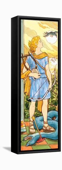 Apollo, Greek and Roman Mythology-Encyclopaedia Britannica-Framed Stretched Canvas