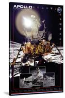 Apollo II Lunar Landings-null-Stretched Canvas