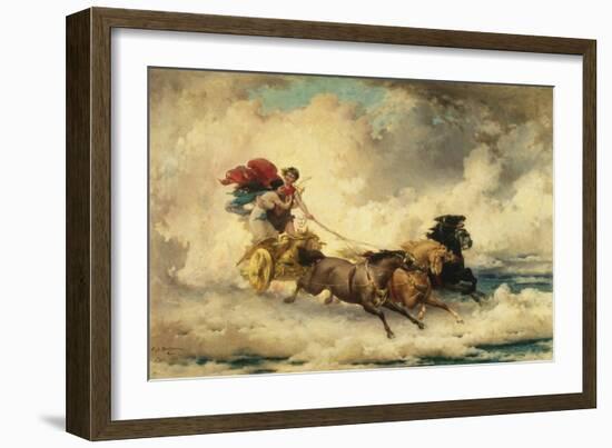 Apollo in the Chariot of the Sun-Frederik Arthur Bridgman-Framed Giclee Print