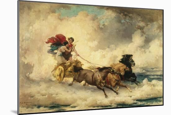 Apollo in the Chariot of the Sun-Frederik Arthur Bridgman-Mounted Giclee Print