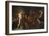 Apollo in the Forge of Vulcan-Andrea Sacchi-Framed Giclee Print