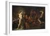 Apollo in the Forge of Vulcan-Andrea Sacchi-Framed Giclee Print