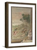 Apollo Killing the Cyclops (Fresco from Villa Aldobrandin), 1617-1618-Domenichino-Framed Giclee Print