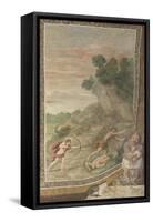 Apollo Killing the Cyclops (Fresco from Villa Aldobrandin), 1617-1618-Domenichino-Framed Stretched Canvas