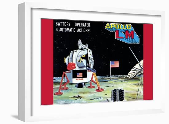 Apollo L-M (Lunar Module)-null-Framed Art Print