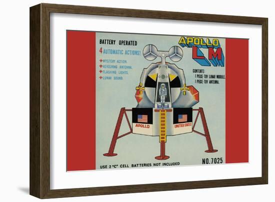 Apollo L-M (Lunar Module)-null-Framed Art Print