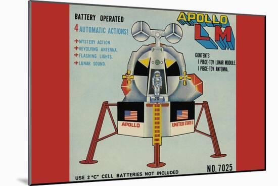 Apollo L-M (Lunar Module)-null-Mounted Art Print