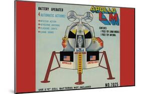 Apollo L-M (Lunar Module)-null-Mounted Art Print