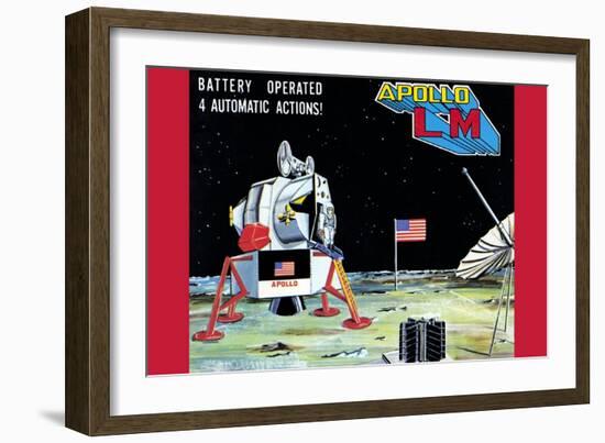 Apollo L-M (Lunar Module)-null-Framed Art Print