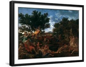 Apollo, Lover of Daphne, C1664-Nicolas Poussin-Framed Giclee Print