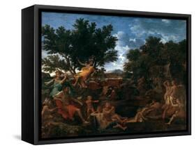 Apollo, Lover of Daphne, C1664-Nicolas Poussin-Framed Stretched Canvas