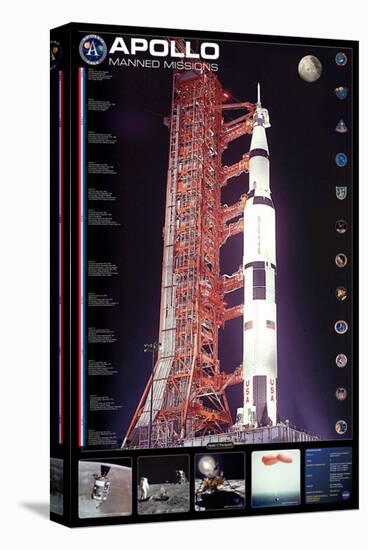 Apollo Manned Missions-null-Stretched Canvas