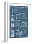 Apollo Missions - Blueprint Poster-Lantern Press-Framed Art Print