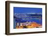 Apollo Most Bridge, Danube River, Bratislava, Slovakia, Europe-Christian Kober-Framed Photographic Print