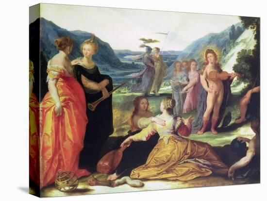 Apollo, Pallas and the Muses, 16th Century-Bartholomaeus Spranger-Stretched Canvas