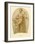 Apollo Seated, Playing His Viol-Bernadino India-Framed Giclee Print