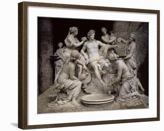 Apollo Served by the Nymphs-François Girardon-Framed Giclee Print