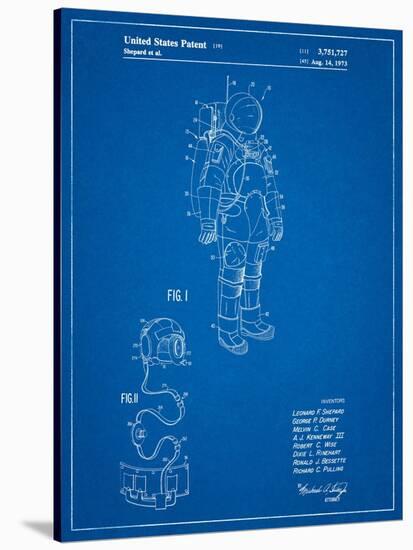 Apollo Space Suit Patent-Cole Borders-Stretched Canvas