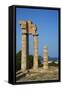 Apollo Temple, Acropolis, Rhodes City, Island of Rhodes, Dodecanese, Greek Islands, Greece, Europe-Tuul-Framed Stretched Canvas