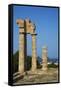 Apollo Temple, Acropolis, Rhodes City, Island of Rhodes, Dodecanese, Greek Islands, Greece, Europe-Tuul-Framed Stretched Canvas
