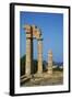 Apollo Temple, Acropolis, Rhodes City, Island of Rhodes, Dodecanese, Greek Islands, Greece, Europe-Tuul-Framed Photographic Print