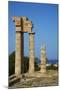 Apollo Temple, Acropolis, Rhodes City, Island of Rhodes, Dodecanese, Greek Islands, Greece, Europe-Tuul-Mounted Photographic Print