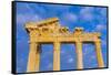 Apollo Temple, Side, Antalya Province, Turkey Minor, Eurasia-Neil Farrin-Framed Stretched Canvas