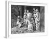 Apollo Tended by the Nymphs in the Grove of the Baths of Apollo-François Girardon-Framed Giclee Print