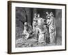 Apollo Tended by the Nymphs in the Grove of the Baths of Apollo-François Girardon-Framed Giclee Print