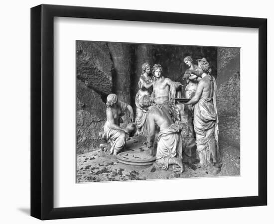 Apollo Tended by the Nymphs in the Grove of the Baths of Apollo-François Girardon-Framed Giclee Print