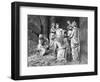 Apollo Tended by the Nymphs in the Grove of the Baths of Apollo-François Girardon-Framed Giclee Print