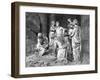 Apollo Tended by the Nymphs in the Grove of the Baths of Apollo-François Girardon-Framed Giclee Print