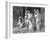 Apollo Tended by the Nymphs in the Grove of the Baths of Apollo-François Girardon-Framed Giclee Print