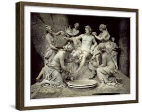 Apollo Tended by the Nymphs, Intended for the Grotto of Thetis-Francois Girardon-Framed Giclee Print