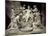 Apollo Tended by the Nymphs, Intended for the Grotto of Thetis-Francois Girardon-Mounted Giclee Print